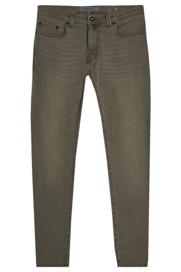 Pierre Cardin jeans groen effen denim