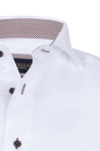 Cavallaro  Saverio business overhemd slim fit wit 
