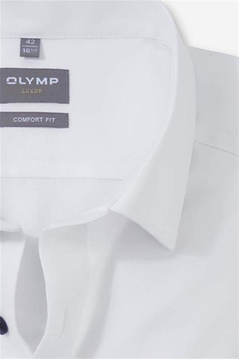 Wit Olymp business overhemd Luxor Comfort Fit wijde fit