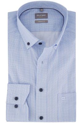 Olymp Olymp business overhemd luxor comfort fit lichtblauw katoen