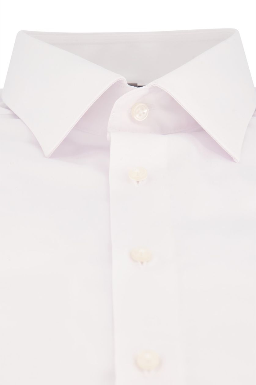 Olymp business overhemd wijde fit wit effen katoen Modern Fit strijkvrij