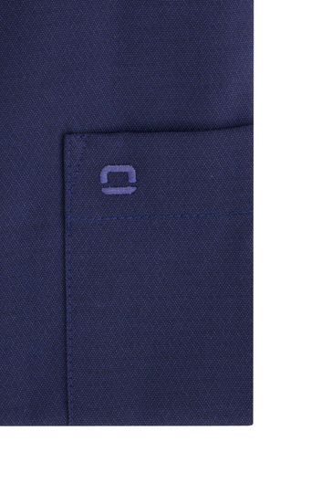 Olymp overhemd donkerblauw mouwlengte 7