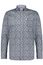 Blauw State of Art casual overhemd normale fit print