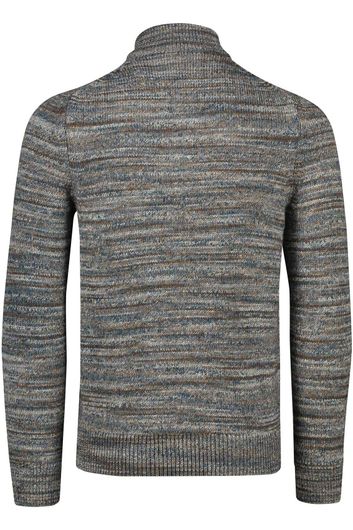 State of Art Sweater blauw halfzip