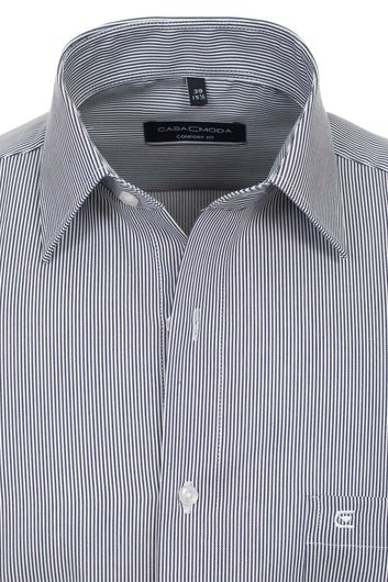 Casa Moda business overhemd normale fit wit gestreept katoen