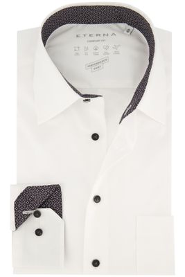 Eterna Eterna overhemd Comfort Fit strijkvrij wit katoen