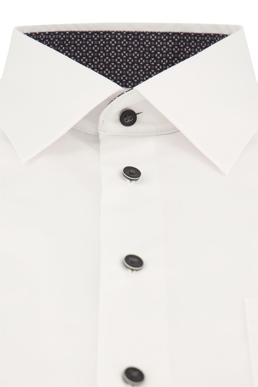 Eterna overhemd Comfort Fit strijkvrij wit katoen