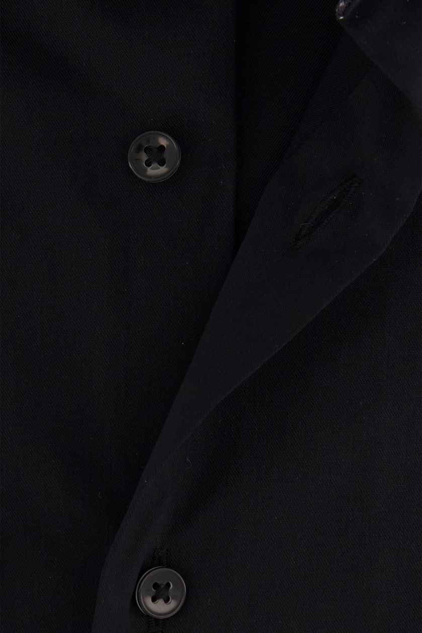 Katoenen Eterna overhemd Modern Fit zwart