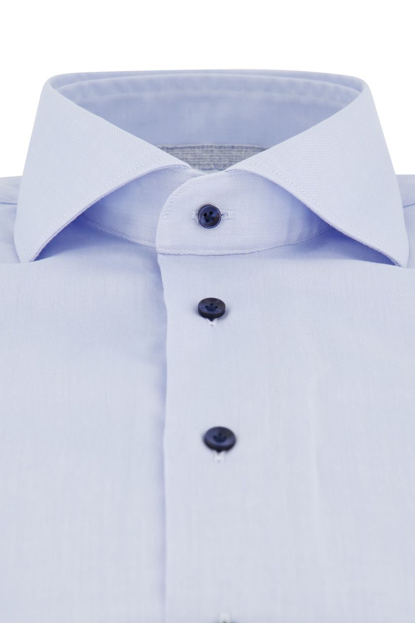 Profuomo lichtblauw business overhemd slim fit effen