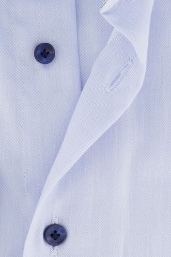 Profuomo business overhemd slim fit lichtblauw effen katoen