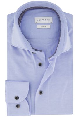 Profuomo Profuomo business overhemd normale fit lichtblauw effen katoen