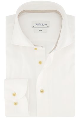 Profuomo Profuomo overhemd slim fit wit katoen