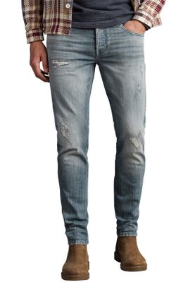 Cast Iron Cast Iron 5-pocket jeans blauw effen denim