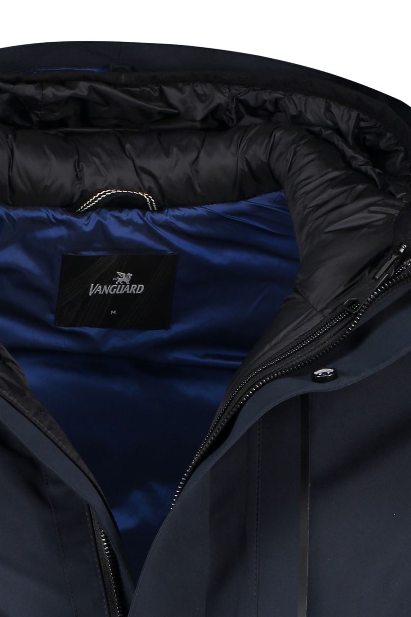 Vanguard winterjas 3 in 1 donkerblauw rits + knoop nylon