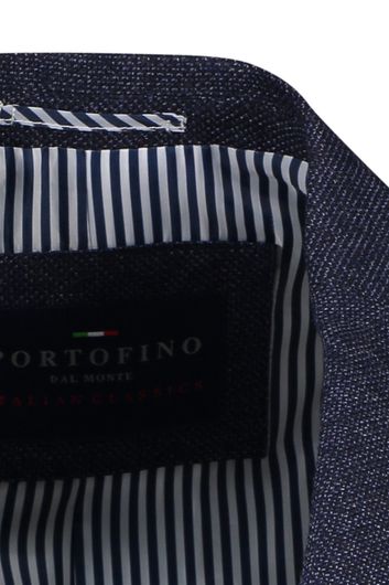 Portofino colbert donkerblauw effen normale fit 