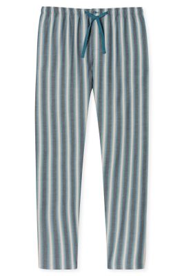 Schiesser Schiesser pyjamabroek lichtblauw gestreept katoen