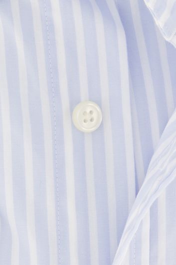 Gant casual lichtblauw gestreept overhemd regular fit katoen