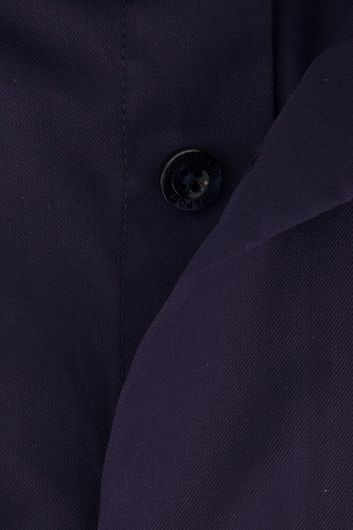 Cavallaro business overhemd katoen slim fit donkerblauw
