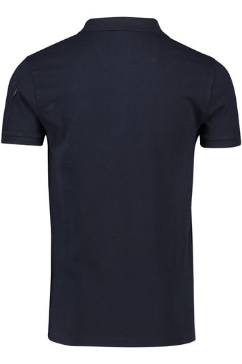 PME Legend polo normale fit navy katoen stretch