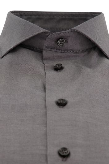 Cavallaro overhemd grijs effen