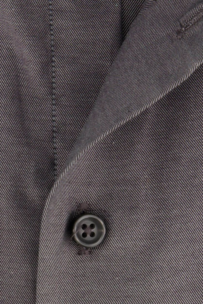 Cavallaro overhemd katoen grijs normale fit
