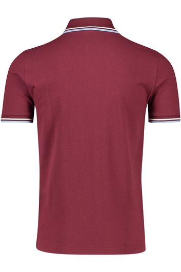 Fred Perry polo normale fit rood effen katoen