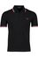 Fred Perry polo normale fit 2-knoops zwart katoen