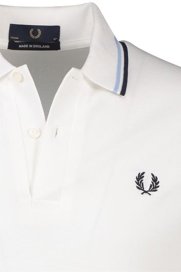 Fred Perry polo normale fit wit effen katoen
