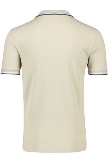 Fred Perry polo normale fit beige effen katoen