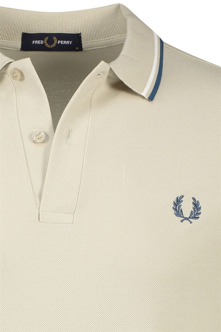 Fred Perry polo normale fit beige katoen