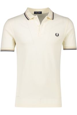 Fred Perry Fred Perry polo normale fit beige katoen