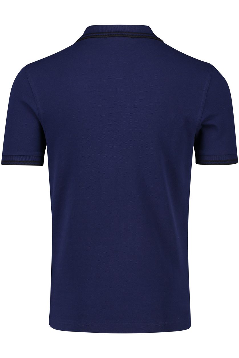 Donkerblauwe Fred Perry polo effen