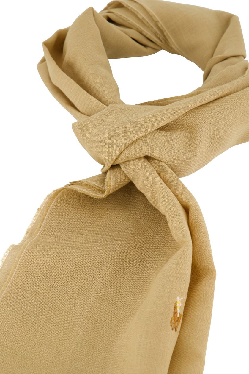 Polo ralph Lauren logo sjaal beige