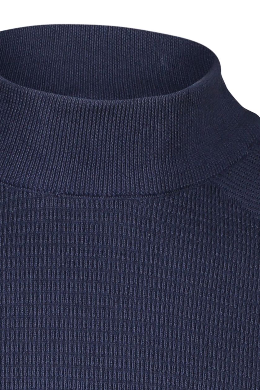 Vanguard katoenen trui normale fit donkerblauw