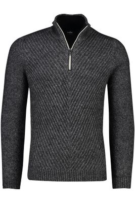 Vanguard Vanguard Sweater donkergrijs halfzip