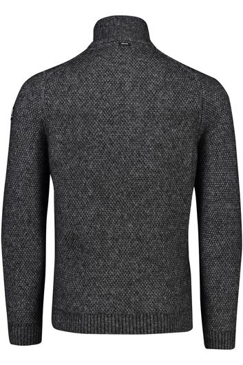 Vanguard Sweater donkergrijs halfzip