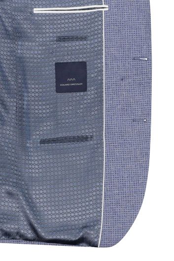 Dressler lichtblauw colbert steekzakken shaped fit wol