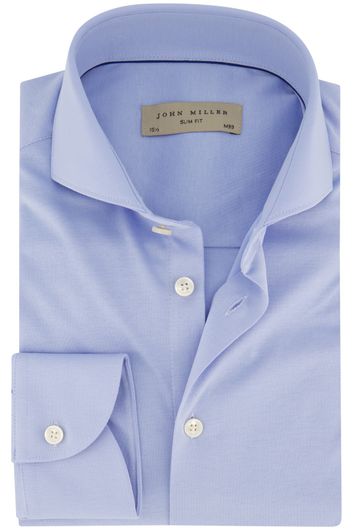 John Miller overhemd lichtblauw slim fit