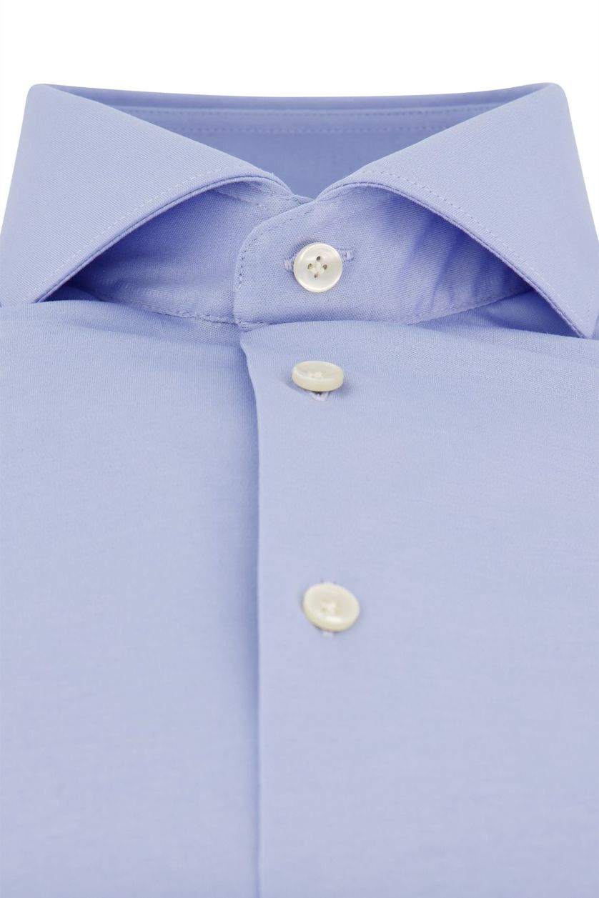 John Miller lichtblauwe mouwlengte 7 overhemd slim fit