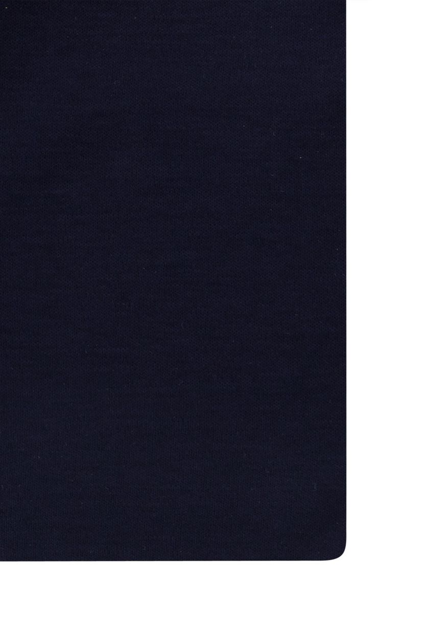 John Miller katoenen overhemd donkerblauw slim fit ml7