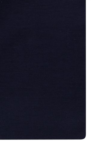 John Miller ml7 overhemd donkerblauw slim fit katoen
