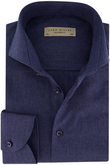 John Miller Overhemd donkerblauw tailored fit