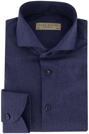 John Miller Overhemd donkerblauw tailored fit