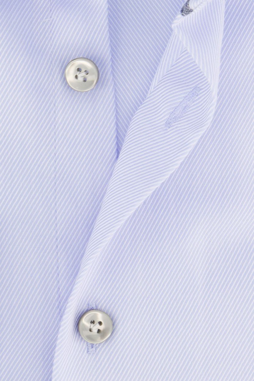 John Miller katoenen overhemd lichtblauw tailored fit