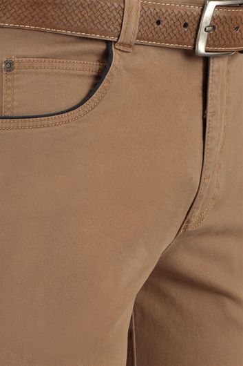 COM4 5-pocket heren broek Swing Front Basic bruin