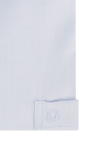 Ledub overhemd Modern Fit lichtblauw katoen