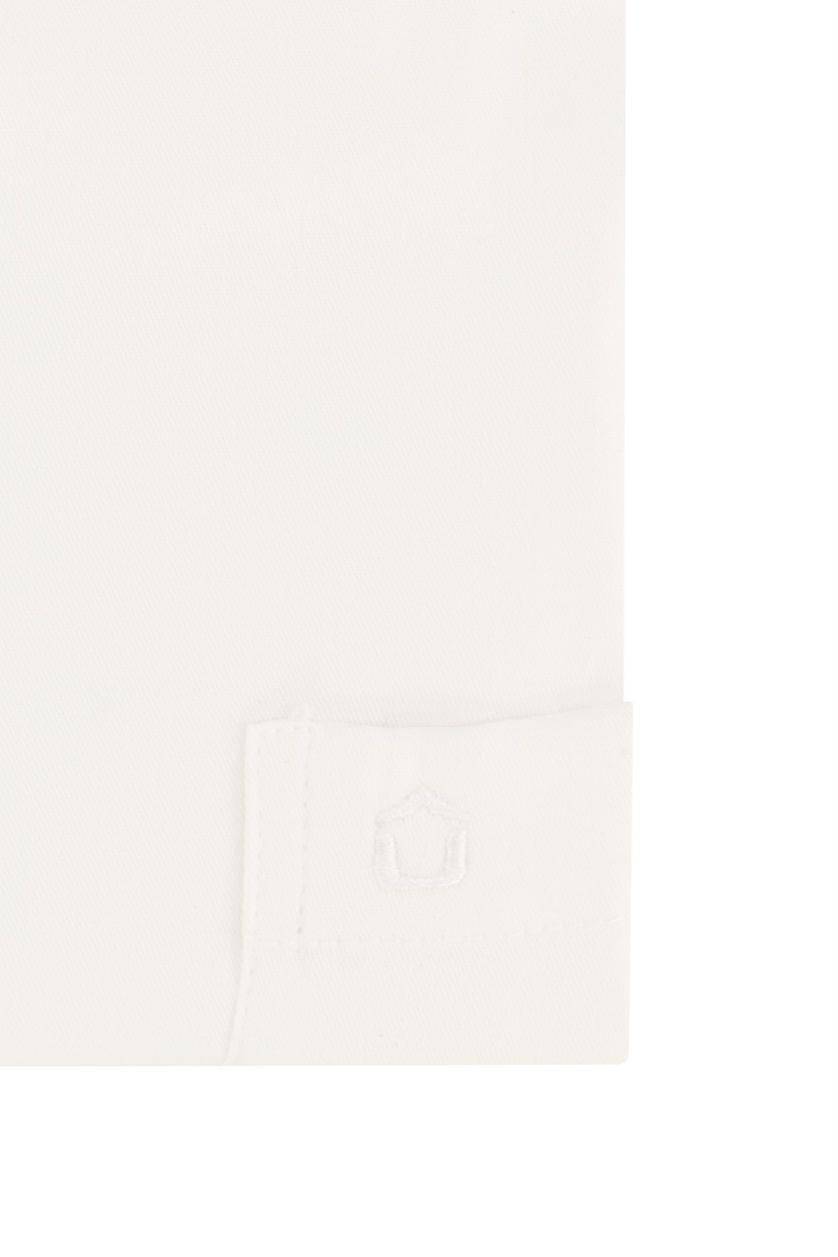 Ledub overhemd katoen wit modern fit