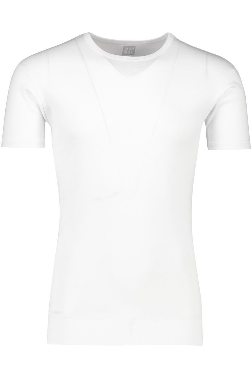 Alan Red katoenen t-shirt wit slim fit ronde hals