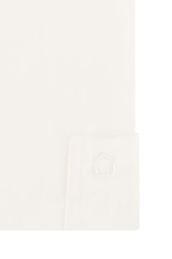 Ledub Overhemd wit modern fit effen