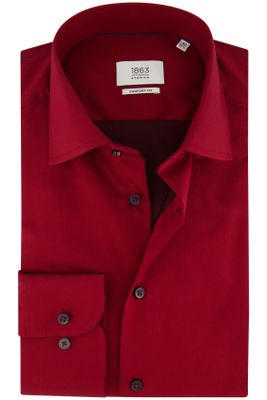 Eterna Eterna business overhemd Comfort Fit rood katoen